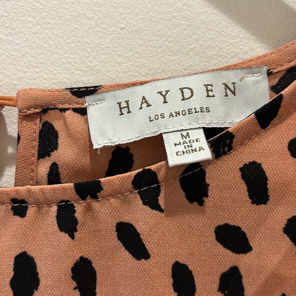 Hayden Asymmetrical Dotted Swing Dress - Picture 4 of 5